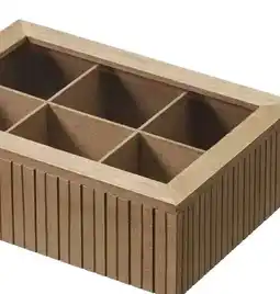 Kwantum Theedoos Latjes Naturel aanbieding