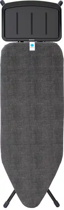 Coolblue Brabantia Strijkplank C 124 x 45 cm Denim Black Stoomunithouder aanbieding