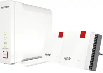Coolblue AVM FRITZ!Box 4060 + FRITZ!Repeater 1200 AX (2-pack) aanbieding