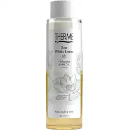 De Online Drogist Therme Zen White Lotus Foaming Bath Oil aanbieding