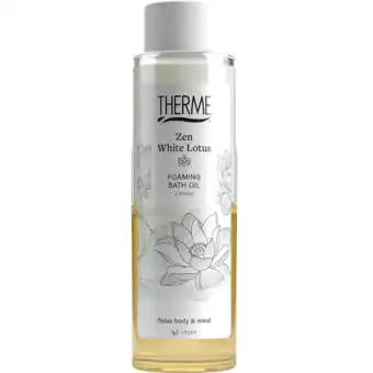 De Online Drogist Therme Zen White Lotus Foaming Bath Oil aanbieding