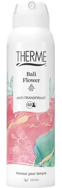 De Online Drogist Therme Bali Flower Anti-Transpirant Spray aanbieding