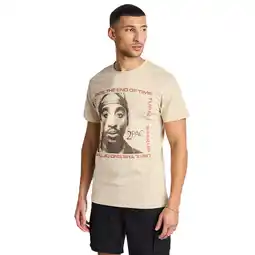 Foot Locker MERCHCODE 2pac T-shirts Heren - Beige - Maat S - Katoen Jersey aanbieding