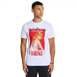 Foot Locker MERCHCODE Scarface T-shirts Heren - Wit - Maat XS aanbieding