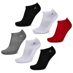 Foot Locker Jordan Kids Ankle 6 Pack Sokken Unisex - Rood - Maat 39 - 42 aanbieding