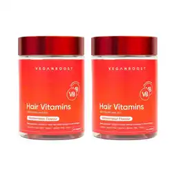 Plein.nl gratis verzending: 2x Veganboost Hair Vitamins aanbieding