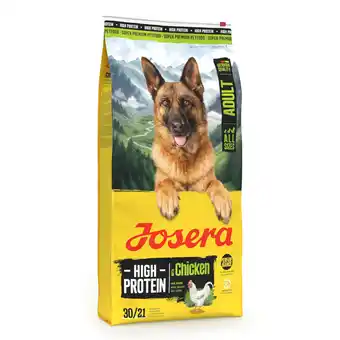 Zooplus Dubbelpak: 2x12,5kg Josera High Protein Adult Kip Hondenvoer Droog aanbieding