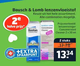 Trekpleister Bausch & lomb lenzenvloeistof aanbieding