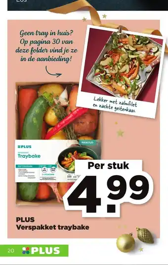 PLUS Verspakket traybake per stuk aanbieding