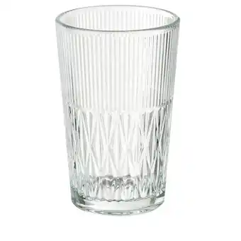 IKEA Glazen vaas smÄllspirea met verticale fluiten en ruitpatroon aanbieding