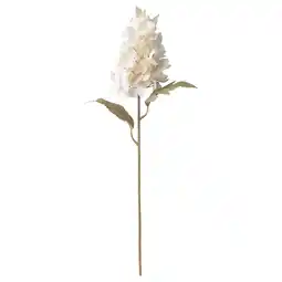 IKEA Witte kunstbloemenspray met groene steel en bladeren van gerecycled plastic aanbieding