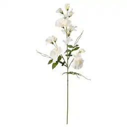IKEA Witte smycka nep bloemstengel met delicate bloemen. Gemaakt van gerecyclede materialen aanbieding