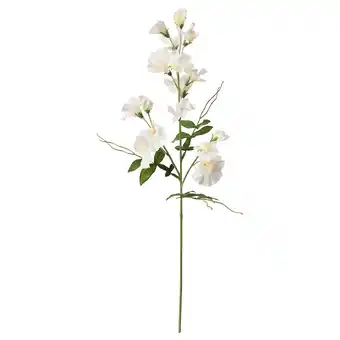 IKEA Witte smycka nep bloemstengel met delicate bloemen. Gemaakt van gerecyclede materialen aanbieding