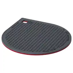 IKEA Zwarte siliconen pannenlap, rode bies, antislip aanbieding