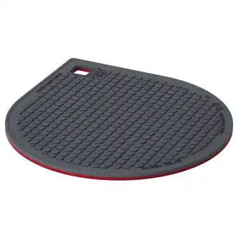 IKEA Zwarte siliconen pannenlap, rode bies, antislip aanbieding