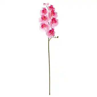 IKEA Smycka kunstmatige roze orchidee. Gemaakt van gerecycled plastic, hoog met meerdere bloemen aanbieding