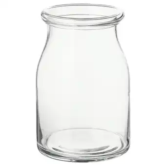 IKEA BegÄrlig helder glazen vaas, handgemaakt, afgeronde vorm aanbieding