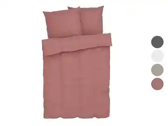 Lidl LIVARNO home Mousseline dekbedovertrek 240 x 220 cm aanbieding