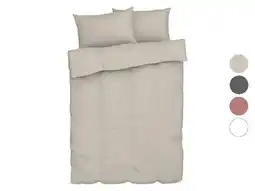 Lidl LIVARNO home Mousseline dekbedovertrek 200 x 200 cm aanbieding