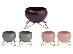 Lidl LIVARNO home Metalen bloempotten aanbieding