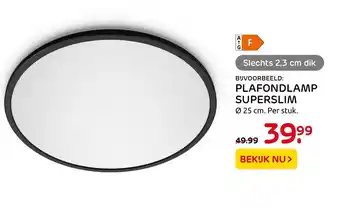 Praxis Plafondlamp superslim 25 cm per stuk aanbieding