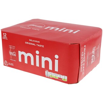 mini cola blikjes aanbieding