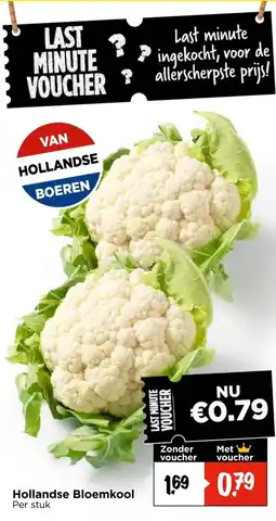 Vomar Voordeelmarkt Hollandse Bloemkool aanbieding