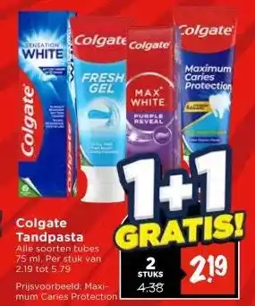 Vomar Voordeelmarkt Colgate Tandpasta aanbieding