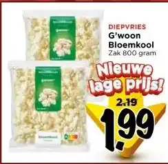 Vomar Voordeelmarkt G'woon Bloemkool aanbieding