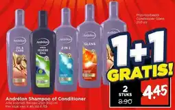 Vomar Voordeelmarkt Andrélon Shampoo of Conditioner aanbieding