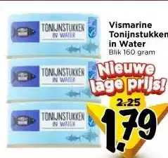Vomar Voordeelmarkt Vismarine Tonijnstukken in Water aanbieding