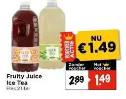 Vomar Voordeelmarkt Fruity Juice Ice Tea aanbieding