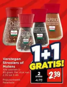 Vomar Voordeelmarkt Verstegen Strooiers of Molens aanbieding