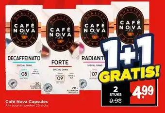 Vomar Voordeelmarkt Café Nova Capsules aanbieding