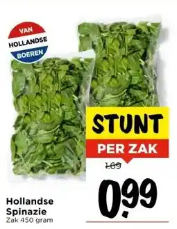 Vomar Voordeelmarkt Hollandse Spinazie aanbieding