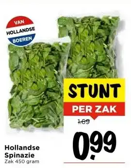 Vomar Voordeelmarkt Hollandse Spinazie aanbieding