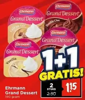 Vomar Voordeelmarkt Ehrmann Grand Dessert aanbieding