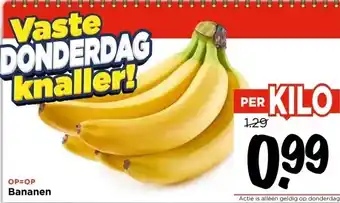 Vomar Voordeelmarkt Bananen aanbieding