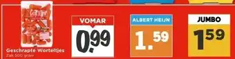 Vomar Voordeelmarkt Geschrapte Worteltjes aanbieding