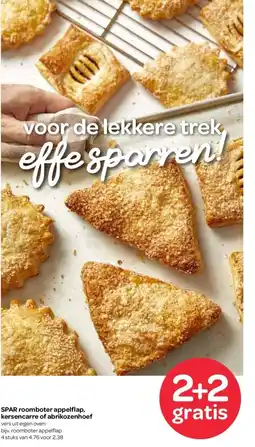 Spar SPAR roomboter appelflap, kersencarre of abrikozenhoef aanbieding