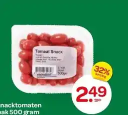 Spar snacktomaten bak aanbieding