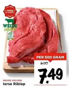 Vomar Voordeelmarkt lerse Riblap aanbieding