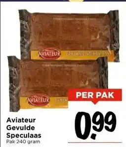 Vomar Voordeelmarkt Aviateur Gevulde Speculaas aanbieding