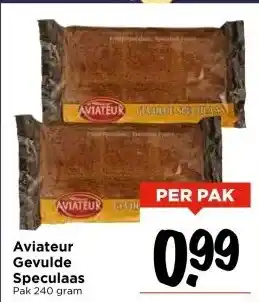 Vomar Voordeelmarkt Aviateur Gevulde Speculaas aanbieding