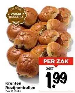Vomar Voordeelmarkt Krenten Rozijnenbollen aanbieding