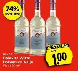 Vomar Voordeelmarkt Colavita Witte Balsamico Azijn aanbieding