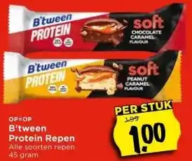 Vomar Voordeelmarkt B'tween Protein Repen aanbieding