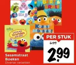 Vomar Voordeelmarkt Sesamstraat Boeken aanbieding
