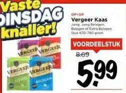 Vomar Voordeelmarkt Vergeer Kaas aanbieding