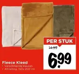 Vomar Voordeelmarkt Fleece Kleed aanbieding